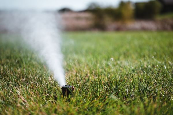 Sprinkler System Blowout